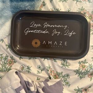 Amaze Cannabis Black Tray